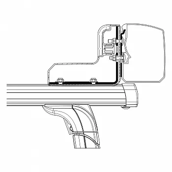 Adapter Roof Rack für Thule 3200 -