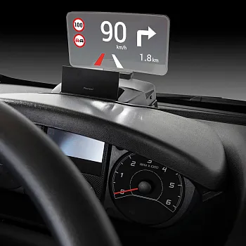 Head-Up-Display für Navigationssystem Pioneer AVIC-Z1000DAB-C für Fiat Ducato, - Bj. 2006/07 - 2021/08