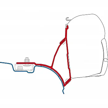 Kit VW T5/T6 Multivan Transporter - Markisenadapter F45