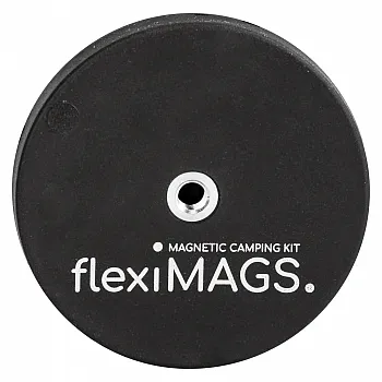 Magnet rund flexiMAGS - flexiMAG-66, 2er Set schwarz