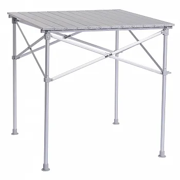 Rolltisch Alu 1 - silber, 70 x 70 x 70 cm